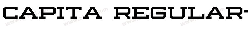 Capita regular字体转换 Capita regular字体转换